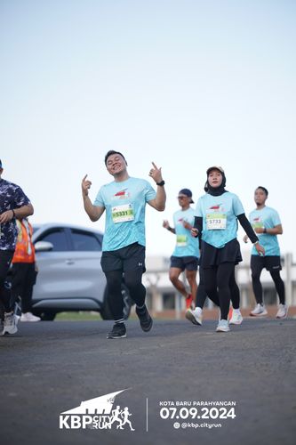 Race photo from KBP City Run 2024