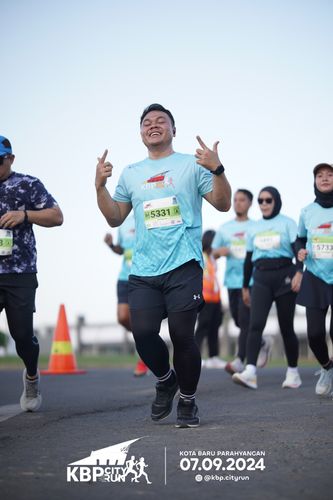 Race photo from KBP City Run 2024