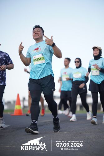 Race photo from KBP City Run 2024
