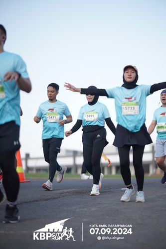Race photo from KBP City Run 2024