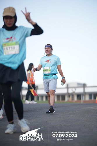 Race photo from KBP City Run 2024