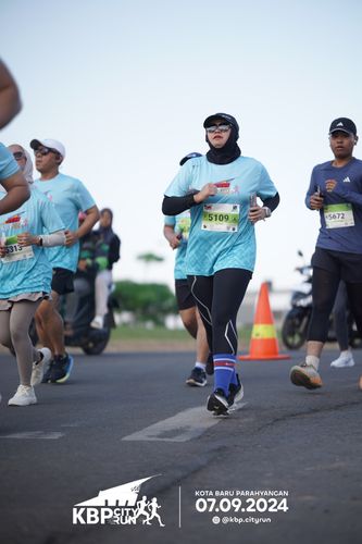 Race photo from KBP City Run 2024