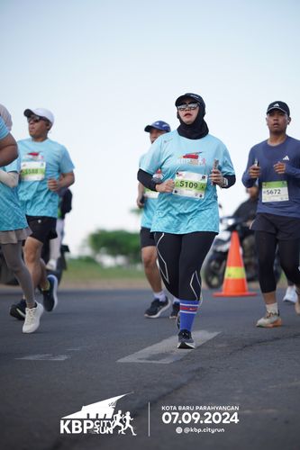 Race photo from KBP City Run 2024