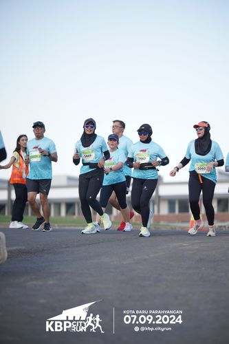 Race photo from KBP City Run 2024