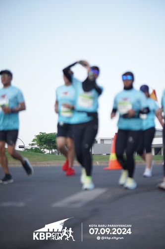 Race photo from KBP City Run 2024