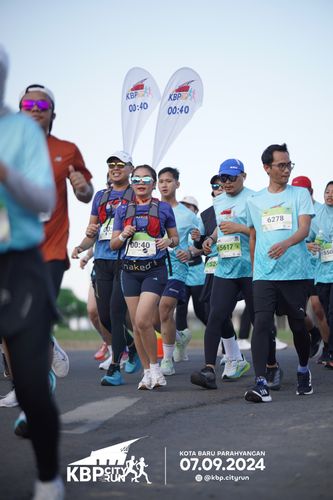Race photo from KBP City Run 2024