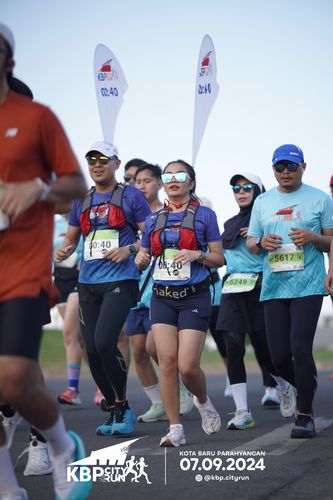 Race photo from KBP City Run 2024