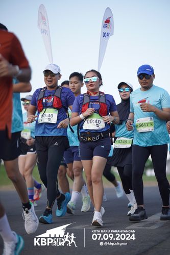 Race photo from KBP City Run 2024