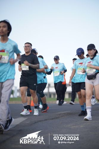 Race photo from KBP City Run 2024