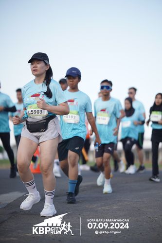 Race photo from KBP City Run 2024