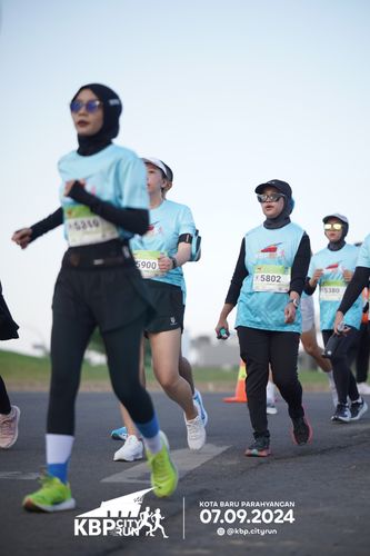 Race photo from KBP City Run 2024