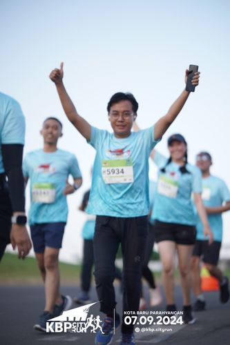 Race photo from KBP City Run 2024