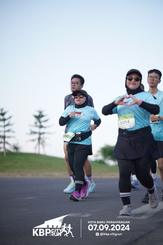 Race photo from KBP City Run 2024