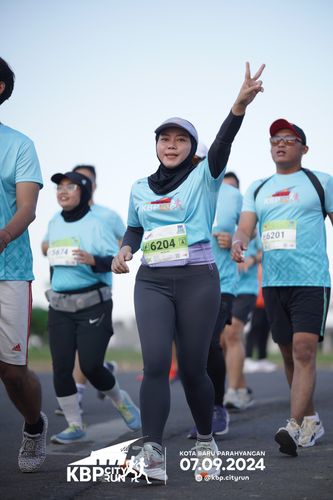 Race photo from KBP City Run 2024