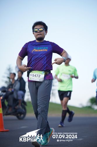 Race photo from KBP City Run 2024