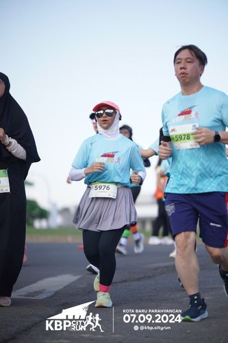 Race photo from KBP City Run 2024