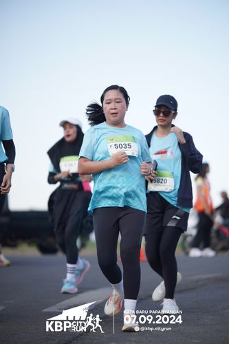 Race photo from KBP City Run 2024