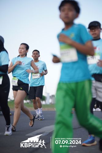 Race photo from KBP City Run 2024