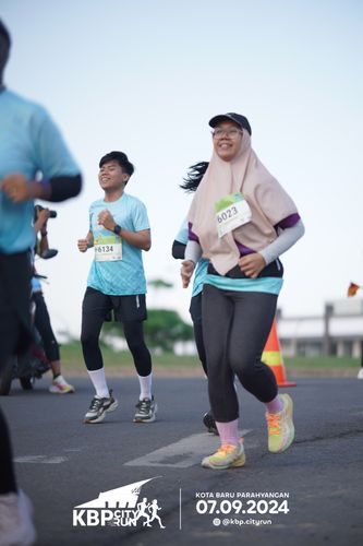 Race photo from KBP City Run 2024