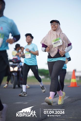 Race photo from KBP City Run 2024