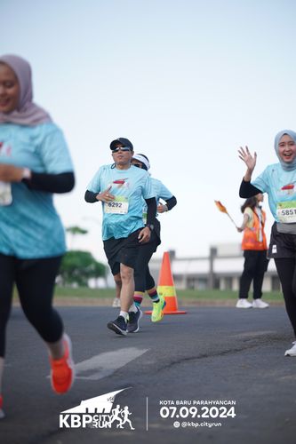 Race photo from KBP City Run 2024