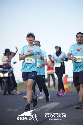 Race photo from KBP City Run 2024