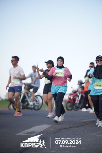 Race photo from KBP City Run 2024