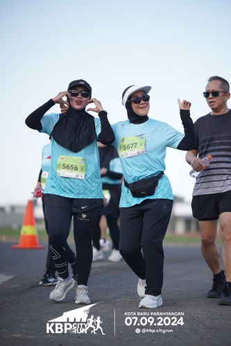 Race photo from KBP City Run 2024