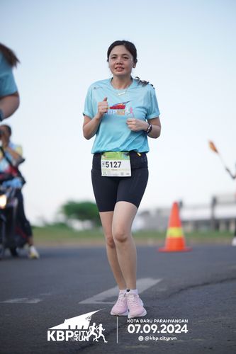 Race photo from KBP City Run 2024