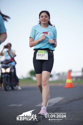 Race photo from KBP City Run 2024