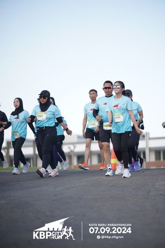 Race photo from KBP City Run 2024