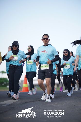 Race photo from KBP City Run 2024