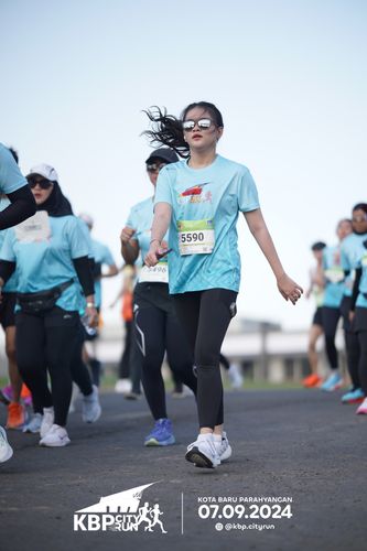 Race photo from KBP City Run 2024