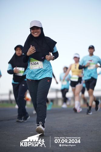Race photo from KBP City Run 2024