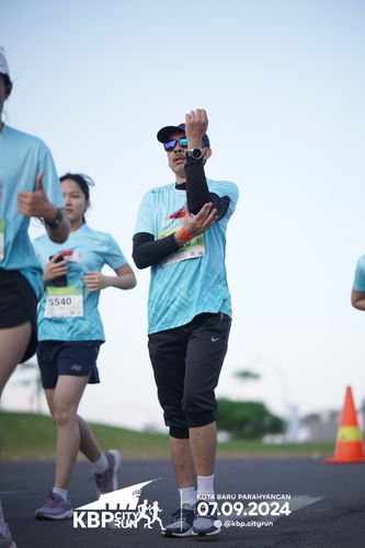 Race photo from KBP City Run 2024
