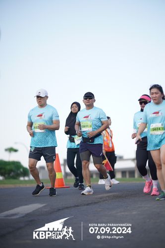 Race photo from KBP City Run 2024