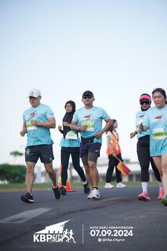 Race photo from KBP City Run 2024