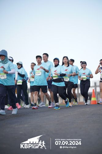 Race photo from KBP City Run 2024