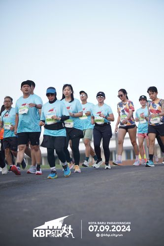 Race photo from KBP City Run 2024
