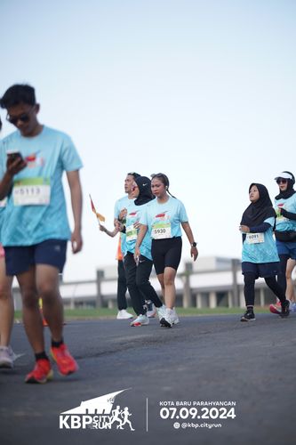 Race photo from KBP City Run 2024