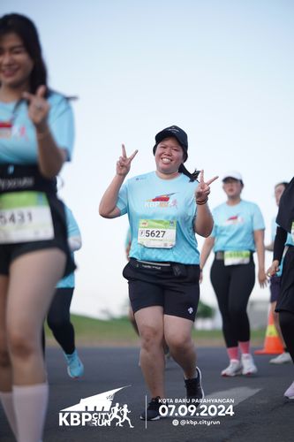 Race photo from KBP City Run 2024