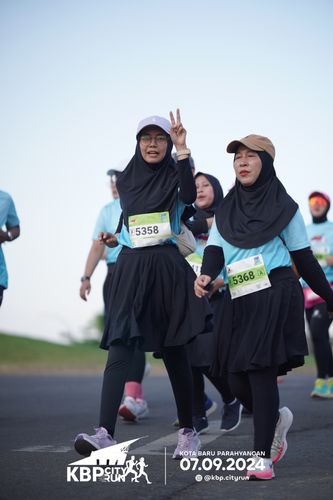Race photo from KBP City Run 2024