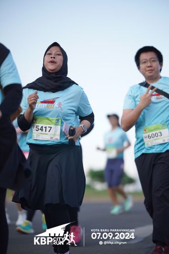 Race photo from KBP City Run 2024
