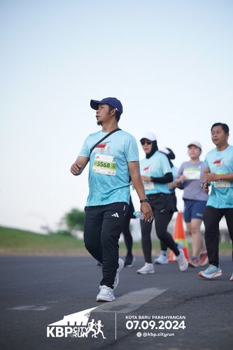 Race photo from KBP City Run 2024