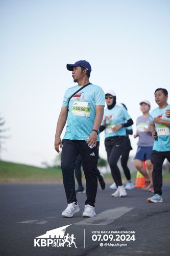 Race photo from KBP City Run 2024