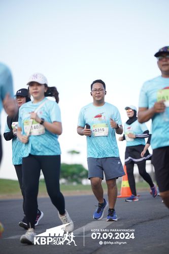 Race photo from KBP City Run 2024