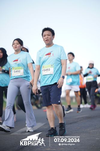 Race photo from KBP City Run 2024