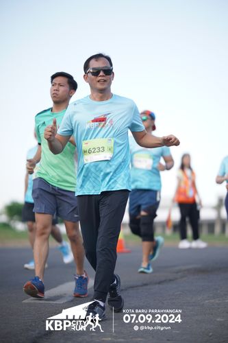 Race photo from KBP City Run 2024