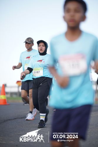 Race photo from KBP City Run 2024
