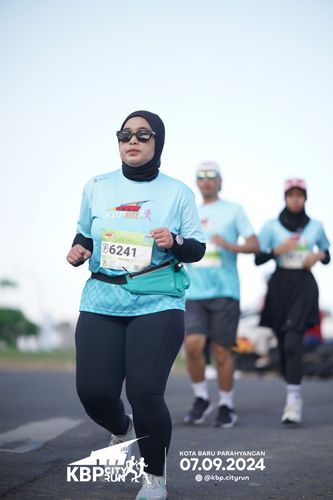 Race photo from KBP City Run 2024